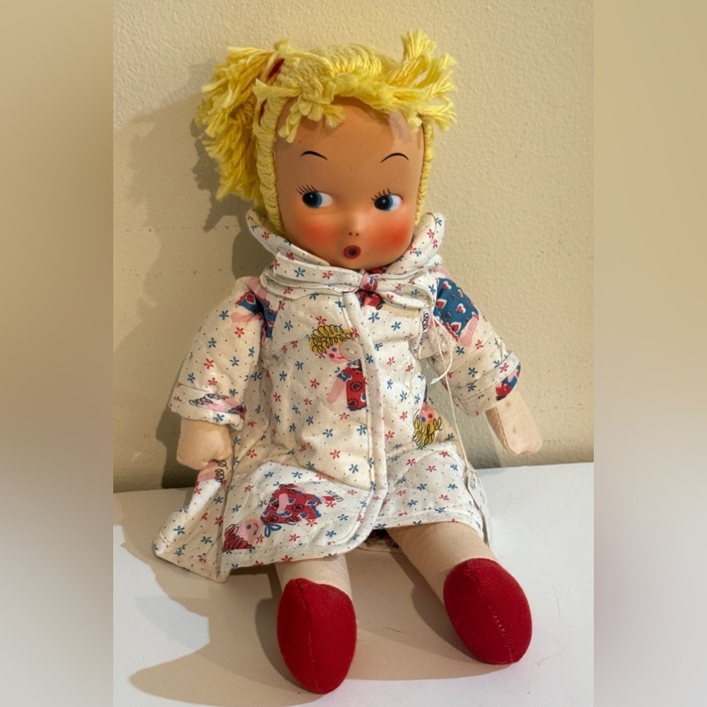 VTG Yarn Hair Girl Doll from Best & Co NY 50s? - Picture 11 of 11